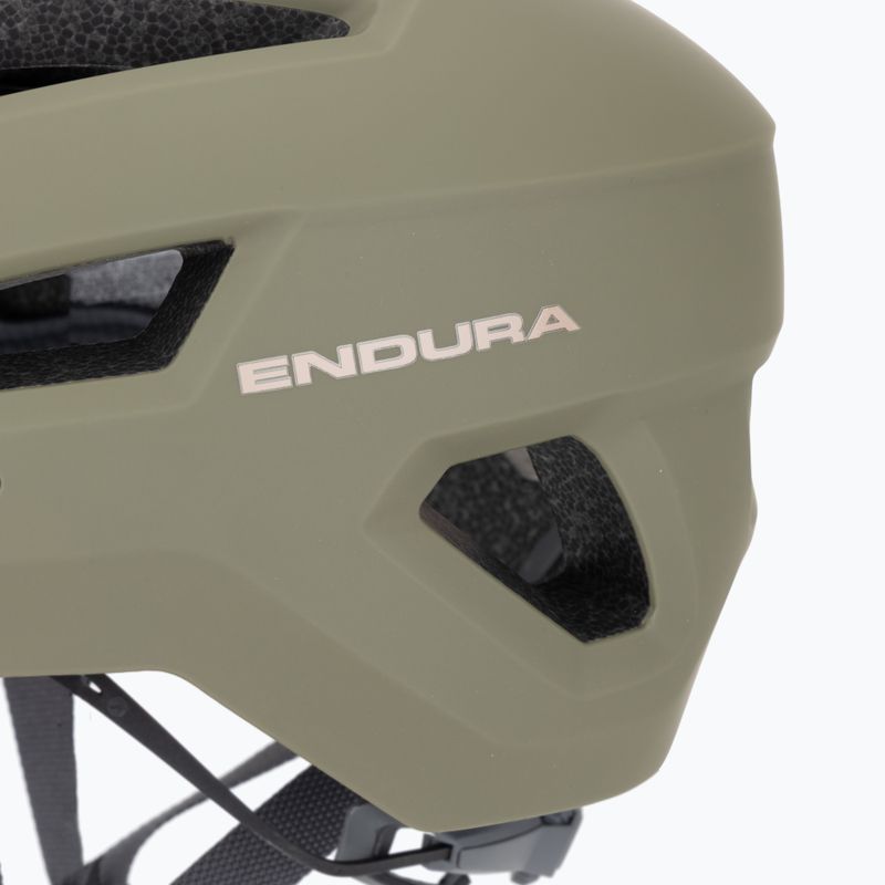 Casco da bici Endura Hummvee tweed verde 7