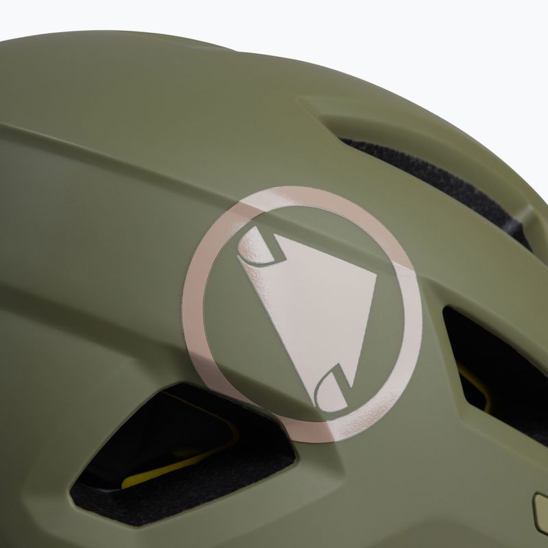 Casco da bici Endura Hummvee MIPS tweed verde 5