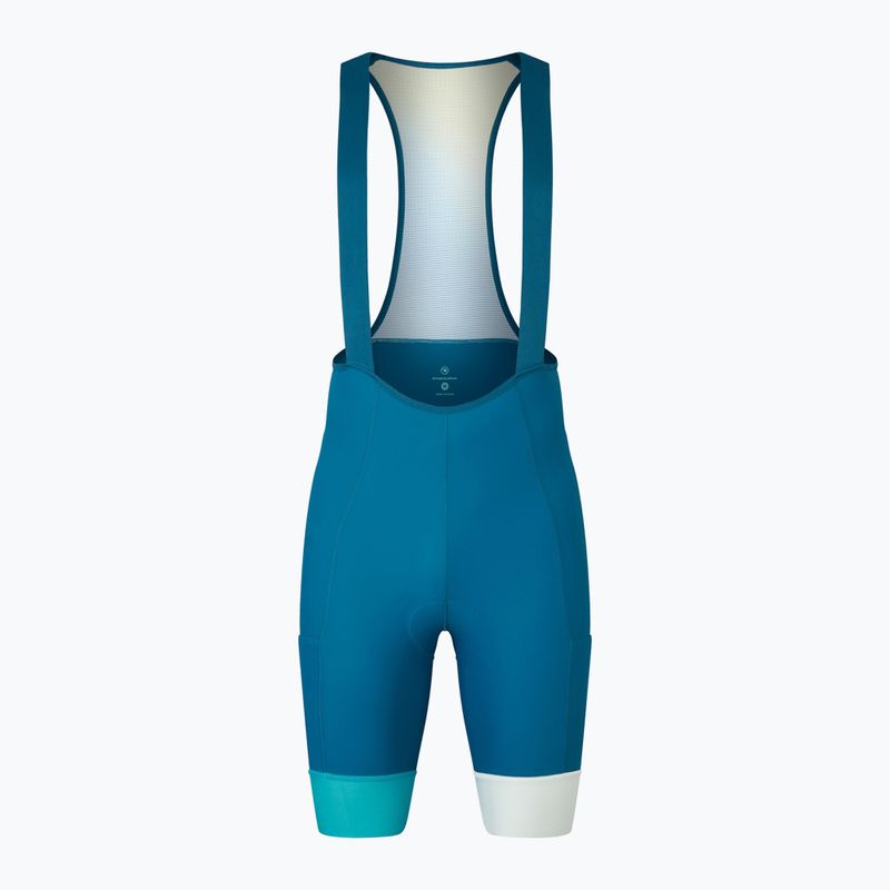 Pantaloncini da ciclismo Endura Loop Bibshort da uomo, blu barra 4
