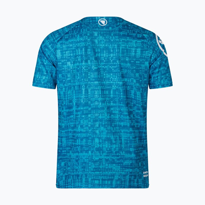 Maglia da ciclismo da uomo Endura Grid Ltd Printed atlantic 5