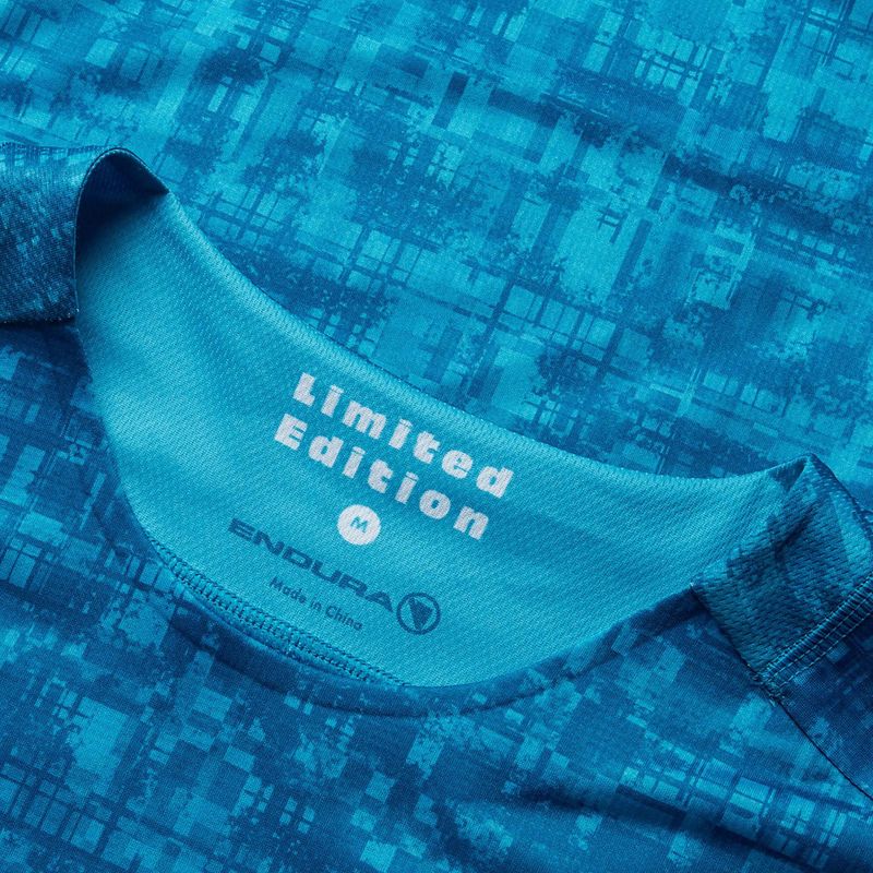 Maglia da ciclismo da uomo Endura Grid Ltd Printed atlantic 6