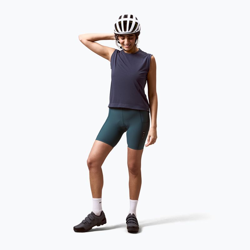 Pantaloncini da ciclismo da donna Endura Loop Bibshort teal 2