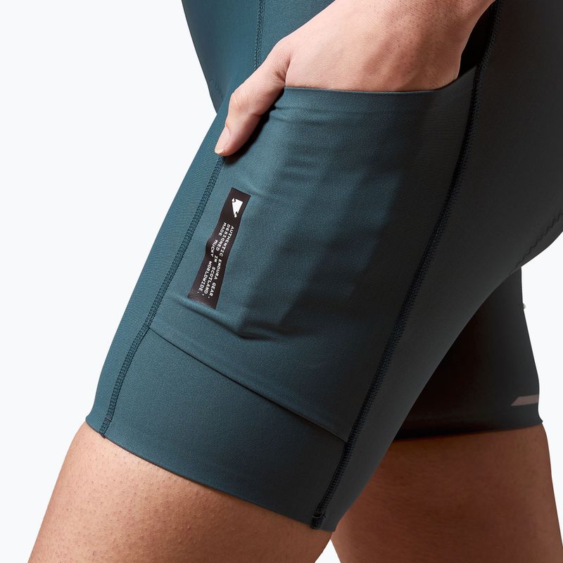 Pantaloncini da ciclismo da donna Endura Loop Bibshort teal 6