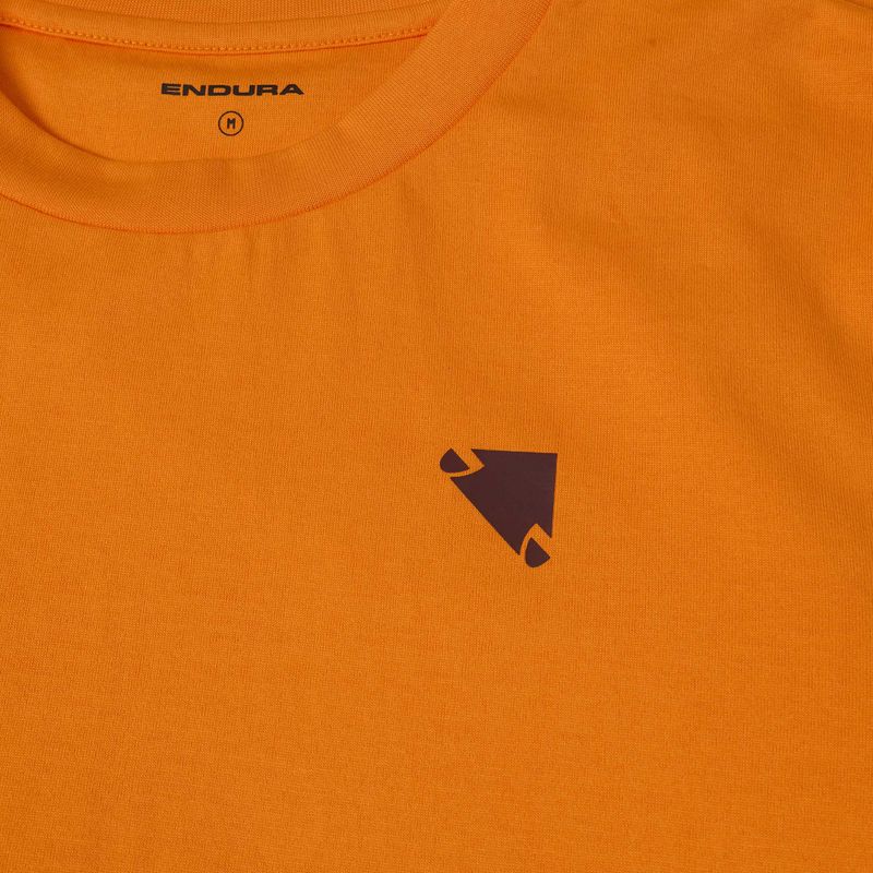 Maglia da ciclismo Endura Icon Logo Graphic end orange 3