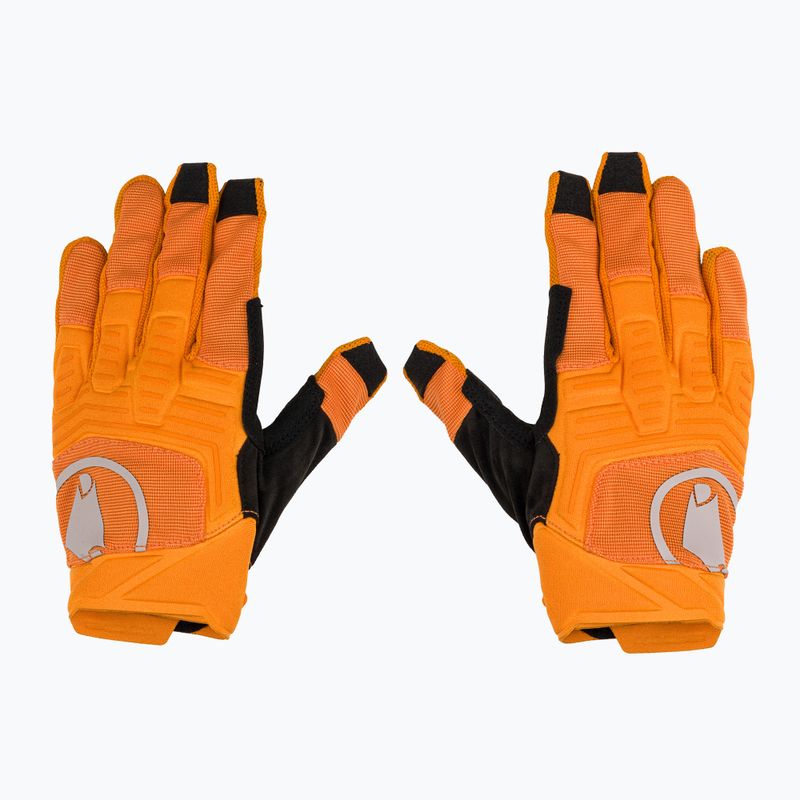 Guanti da ciclismo da uomo Endura Singletrack II end orange 2