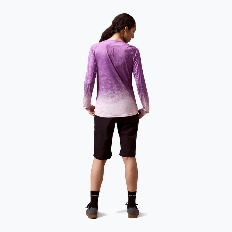 Maglia a maniche lunghe da ciclismo da donna Endura Singletrack Print W end purple 4