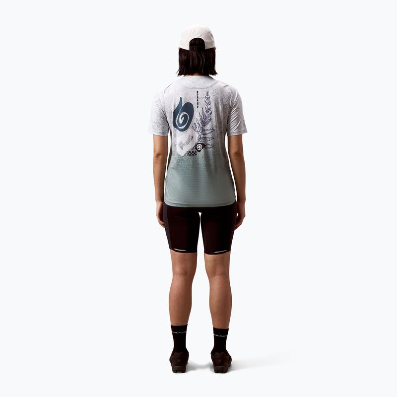 Maglia da ciclismo da donna Endura Singletrack Print W aero blue 3