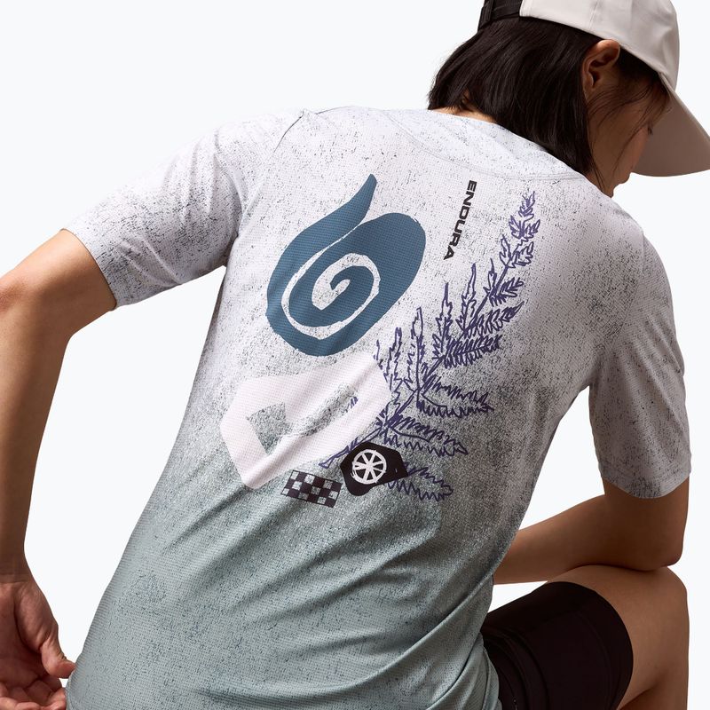 Maglia da ciclismo da donna Endura Singletrack Print W aero blue 6