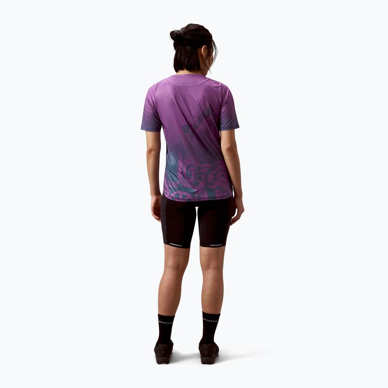 Maglia da ciclismo da donna Endura Singletrack Print W end purple 3
