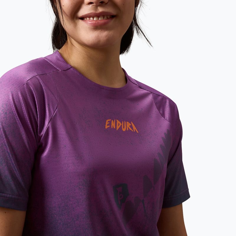 Maglia da ciclismo da donna Endura Singletrack Print W end purple 5
