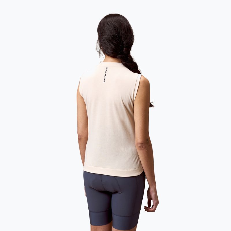 Canottiera ciclismo donna Endura Loop Tech Tank W light sand 4