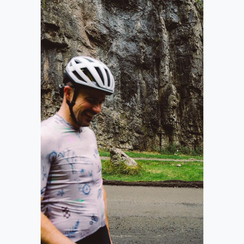 Maglietta da ciclismo da uomo Endura Pro SL Print titanium 8