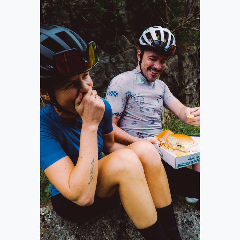 Maglietta da ciclismo da uomo Endura Pro SL Print titanium 10