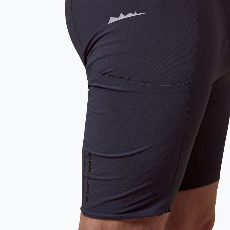 Pantaloncini da ciclismo da uomo Endura Alltrack Ride Bibshort carbon grey 6
