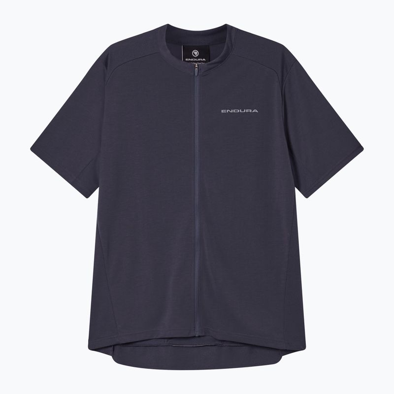 Maglietta da ciclismo da uomo Endura Loop Zipped carbon grey 7