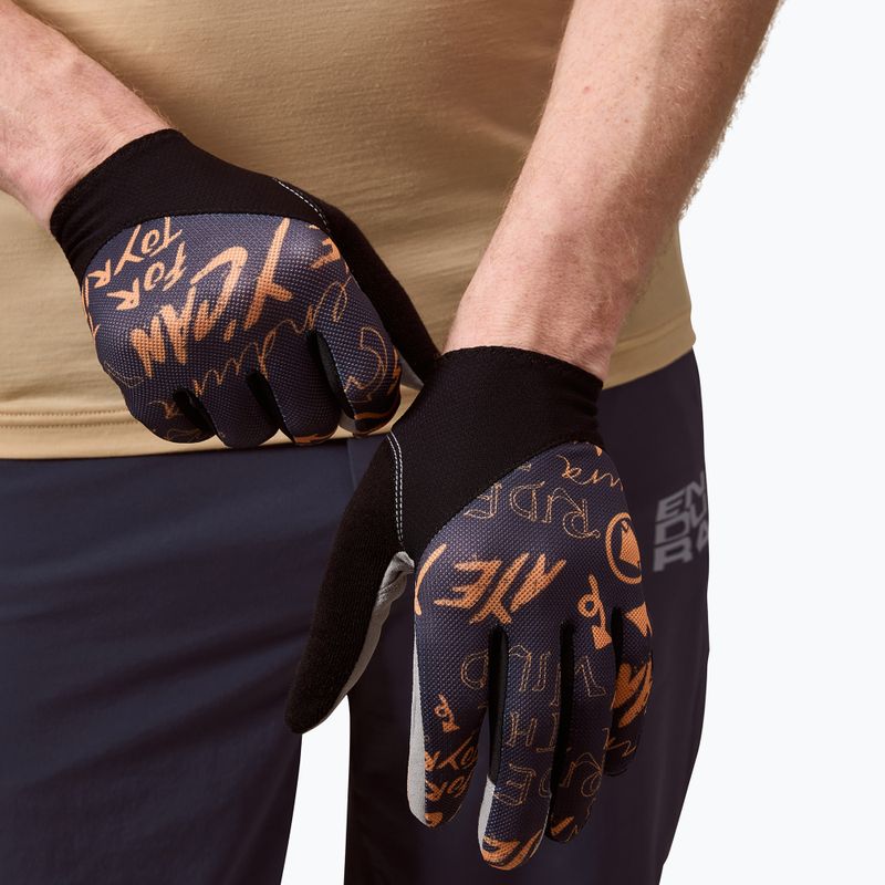 Guanti da ciclismo da uomo Endura Hummvee Lite Icon carbon grey 4