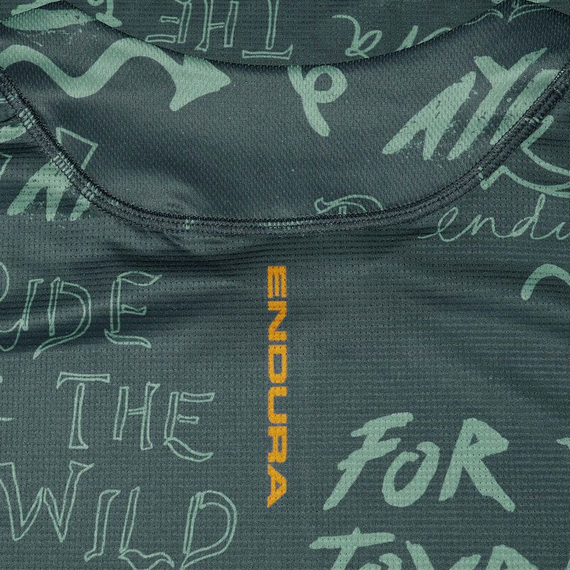 Maglia a maniche lunghe da ciclismo da uomo Endura Singletrack Print carbon grey 4
