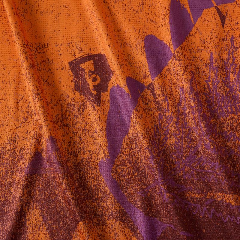 Maglietta da ciclismo da uomo Endura Singletrack Print end orange 4