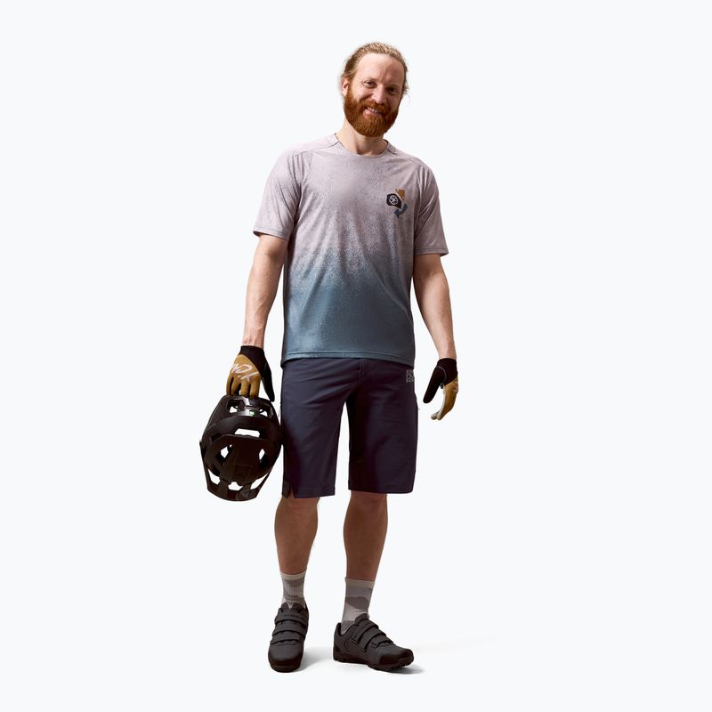 Maglietta da ciclismo da uomo Endura Singletrack Print titanium 2