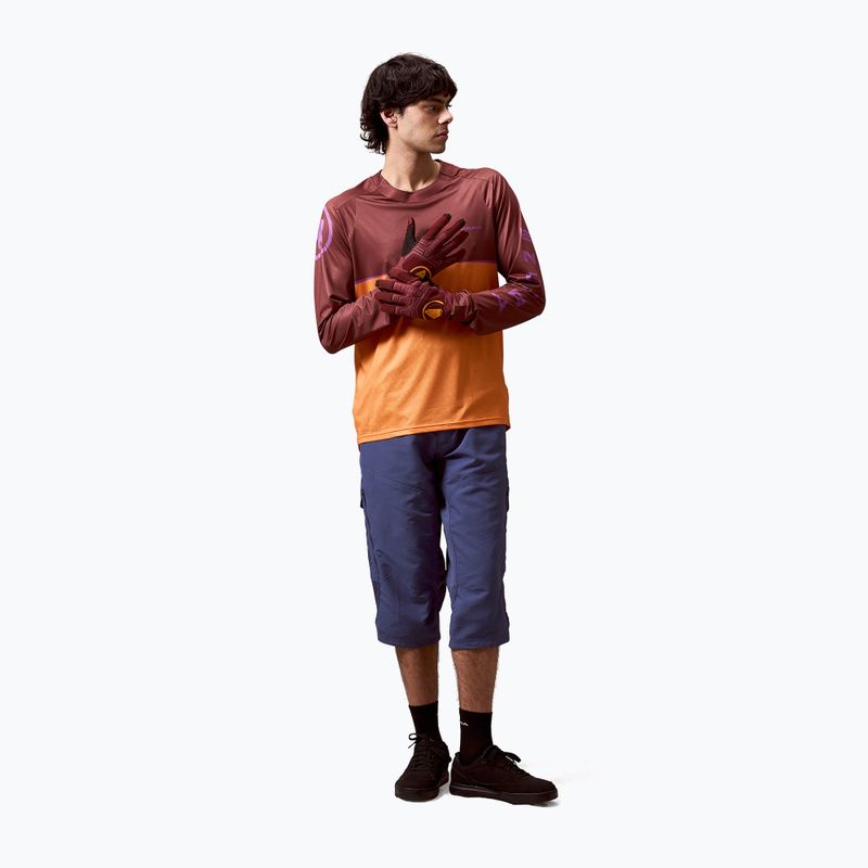 Pantaloncini da ciclismo da uomo Endura Hummvee 3/4 indigo rock 2