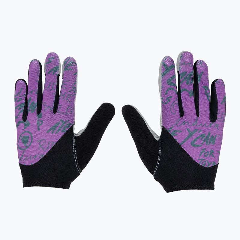 Guanti da ciclismo da donna Endura Hummvee Lite Icon W end purple 2