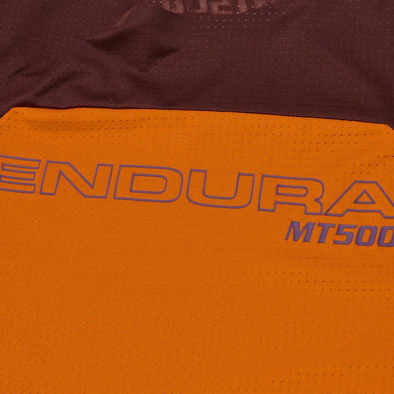 Maglia a maniche lunghe da ciclismo per bambini Endura MT500 Burner end orange 3