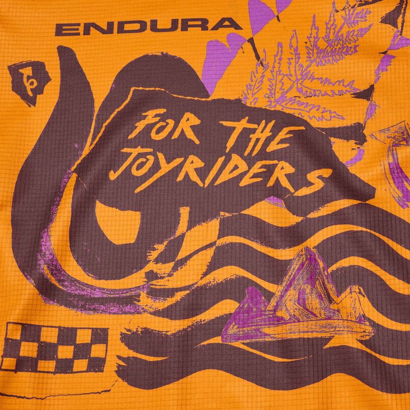 Maglietta da ciclismo per bambini Endura Singletrack Core Jr end orange 3