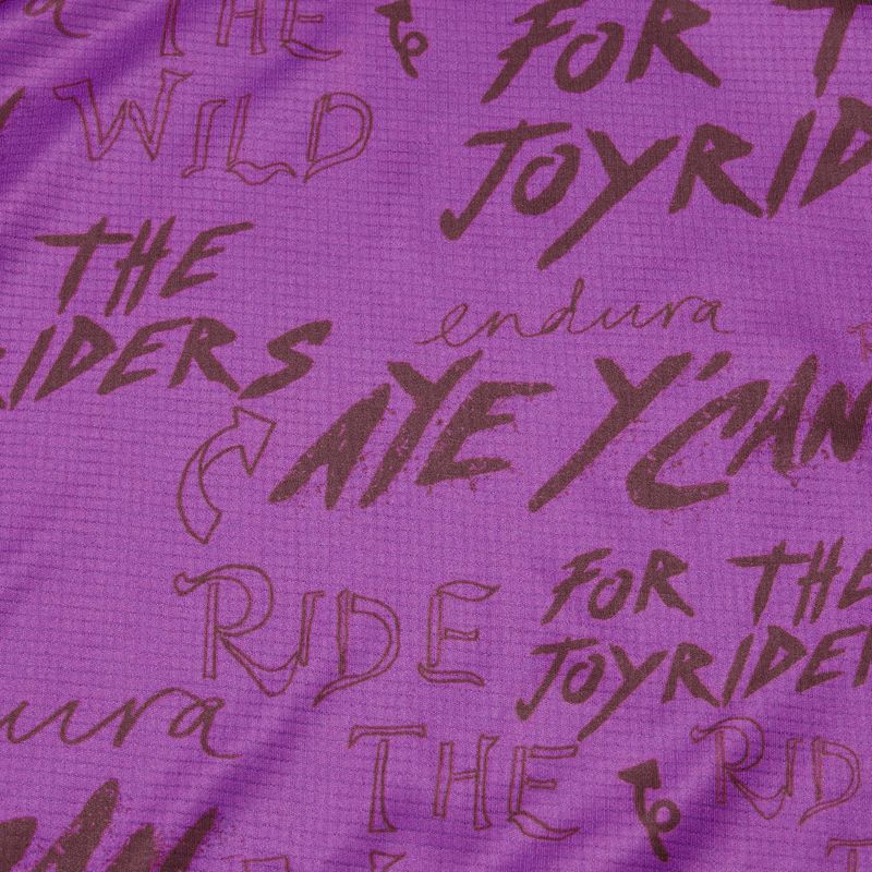Maglietta da ciclismo per bambini Endura Singletrack Core Jr end purple 3