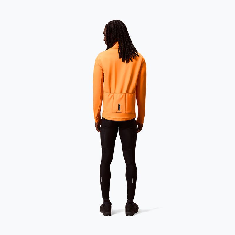 Felpa da ciclismo uomo Endura Loop Ride L/S Jersey end orange 4
