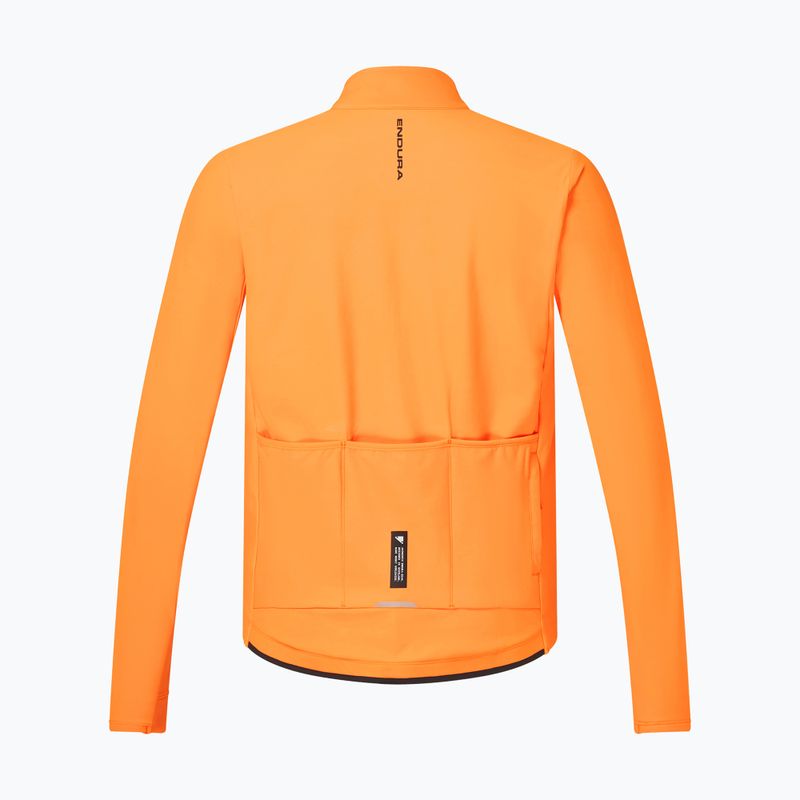 Felpa da ciclismo uomo Endura Loop Ride L/S Jersey end orange 7