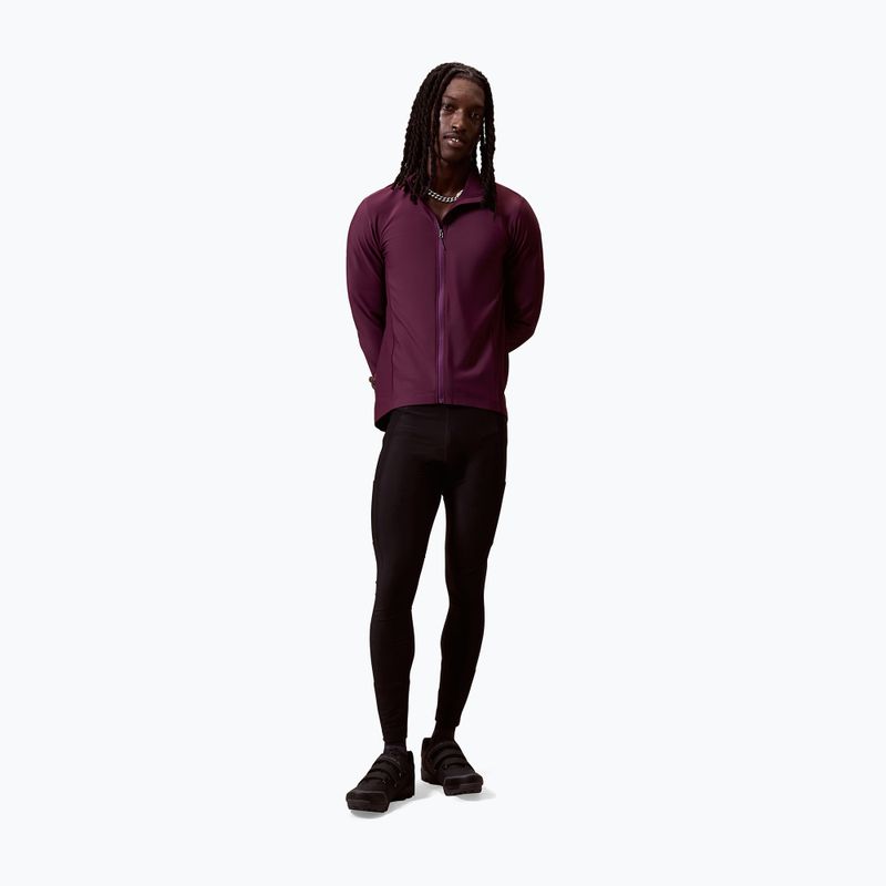 Felpa da ciclismo uomo Endura Loop Ride L/S Jersey black cherry 2
