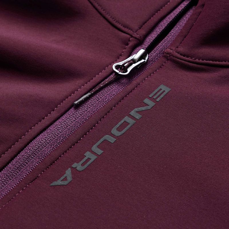 Felpa da ciclismo uomo Endura Loop Ride L/S Jersey black cherry 9