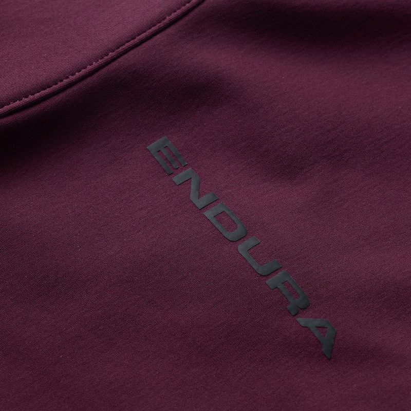 Felpa da ciclismo uomo Endura Loop Ride L/S Jersey black cherry 10