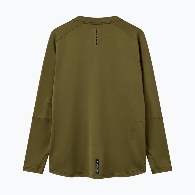Maglia a maniche lunghe da ciclismo uomo Endura Alltrack Roam Fleece moss green 8