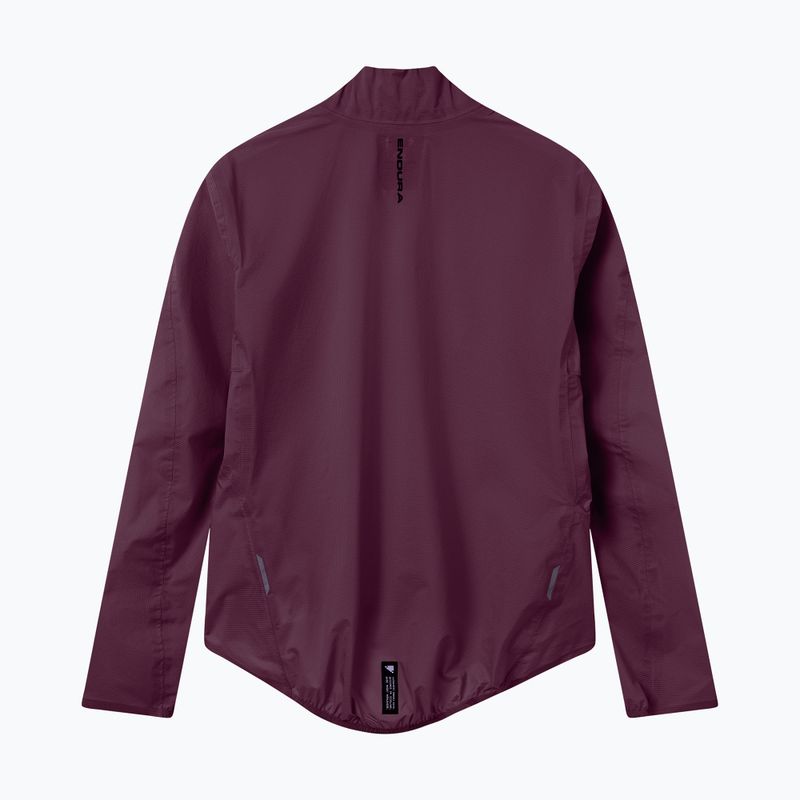 Giacca da ciclismo uomo Endura Alltrack Race Cape black cherry 9