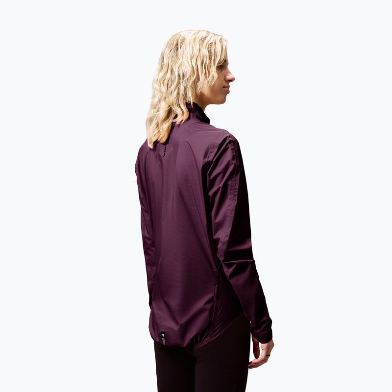 Giacca da ciclismo da donna Endura Alltrack Race Cape black cherry 3