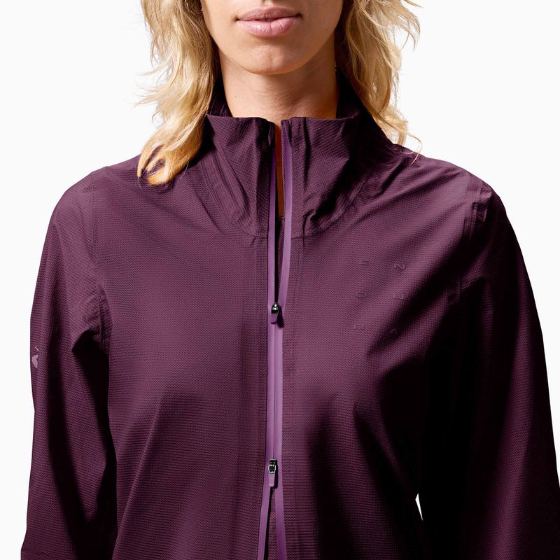 Giacca da ciclismo da donna Endura Alltrack Race Cape black cherry 5