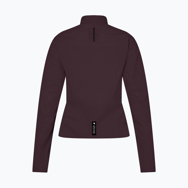 Giacca da ciclismo da donna Endura Alltrack Race Cape black cherry 9