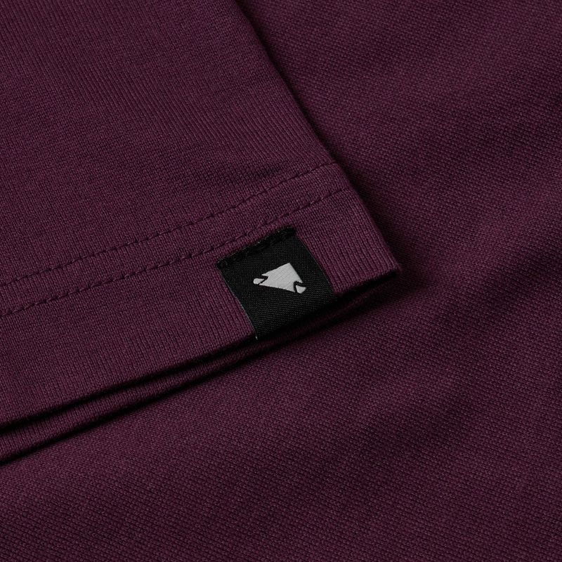 Maglia da ciclismo Endura Stacked Logo Graphic Tee black cherry 5