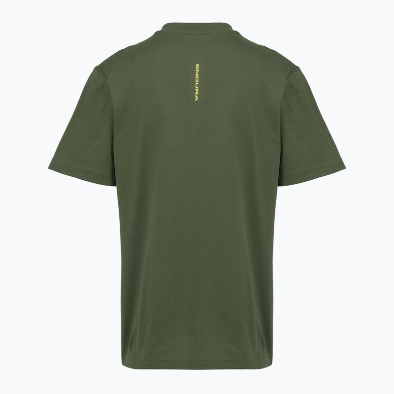 Maglia da ciclismo Endura Icon Logo Graphic Tee olive-green 2