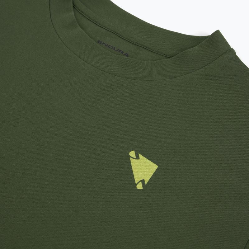 Maglia da ciclismo Endura Icon Logo Graphic Tee olive-green 3