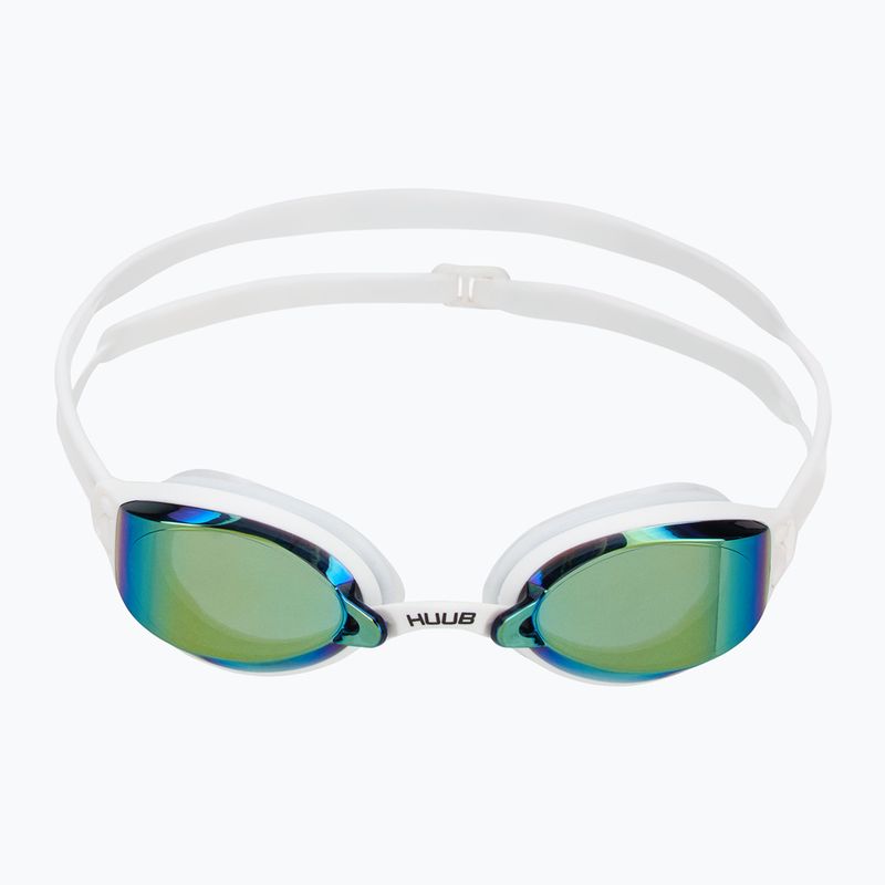Occhiali da nuoto HUUB Brownlee 2 Custom Air bianco/giallo 2