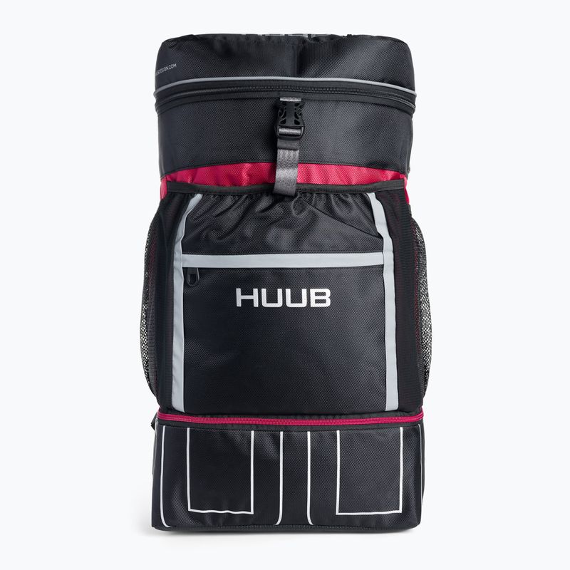 HUUB Transition II Zaino da triathlon 40 l nero/rosso scuro