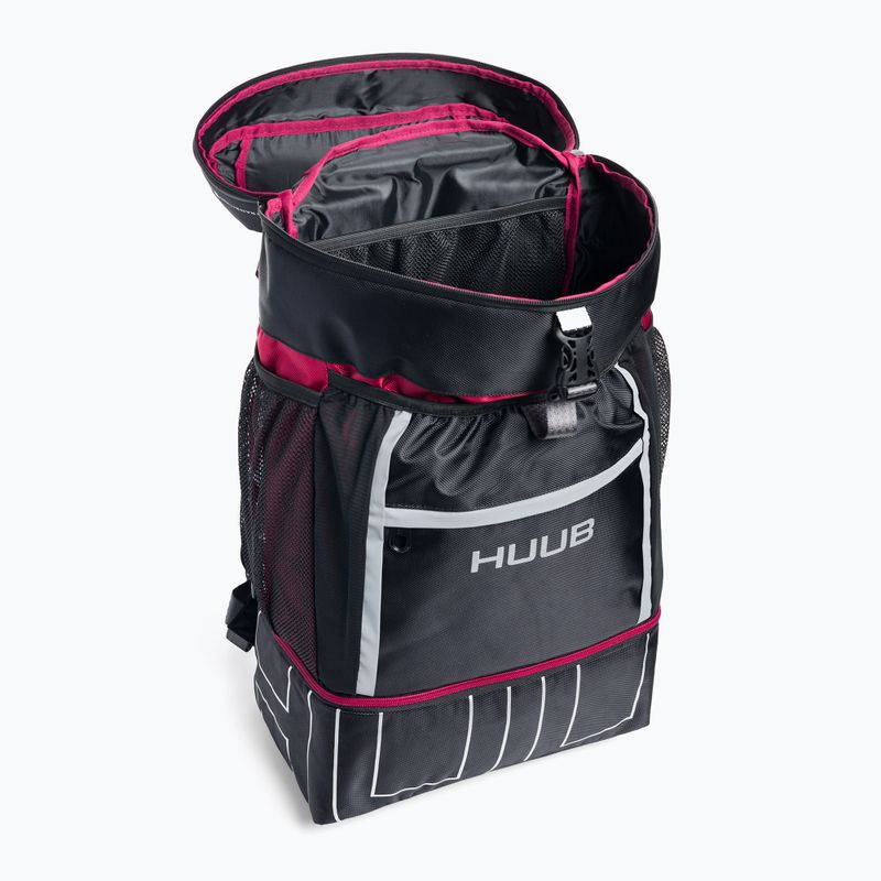 HUUB Transition II Zaino da triathlon 40 l nero/rosso scuro 4