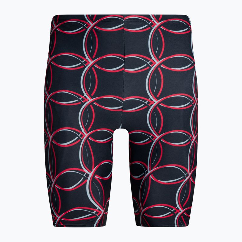 HUUB Brownlee Costume da bagno uomo Jammer Alistair nero/rosso