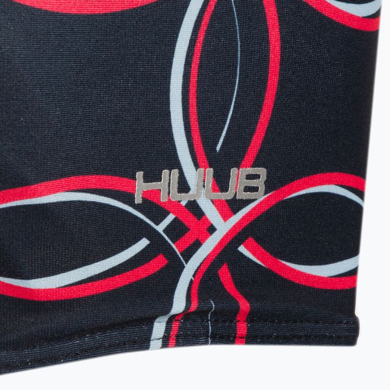 HUUB Brownlee Costume da bagno uomo Jammer Alistair nero/rosso 3