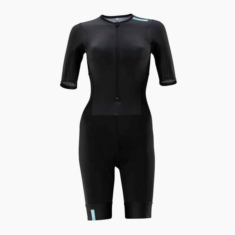 Tuta da triathlon HUUB Eternal Aero LC donna nero/menta