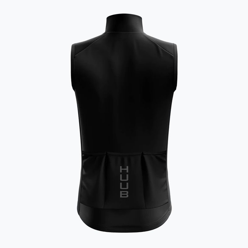 HUUB Gilet da bici da uomo Eternal nero/rosso 2