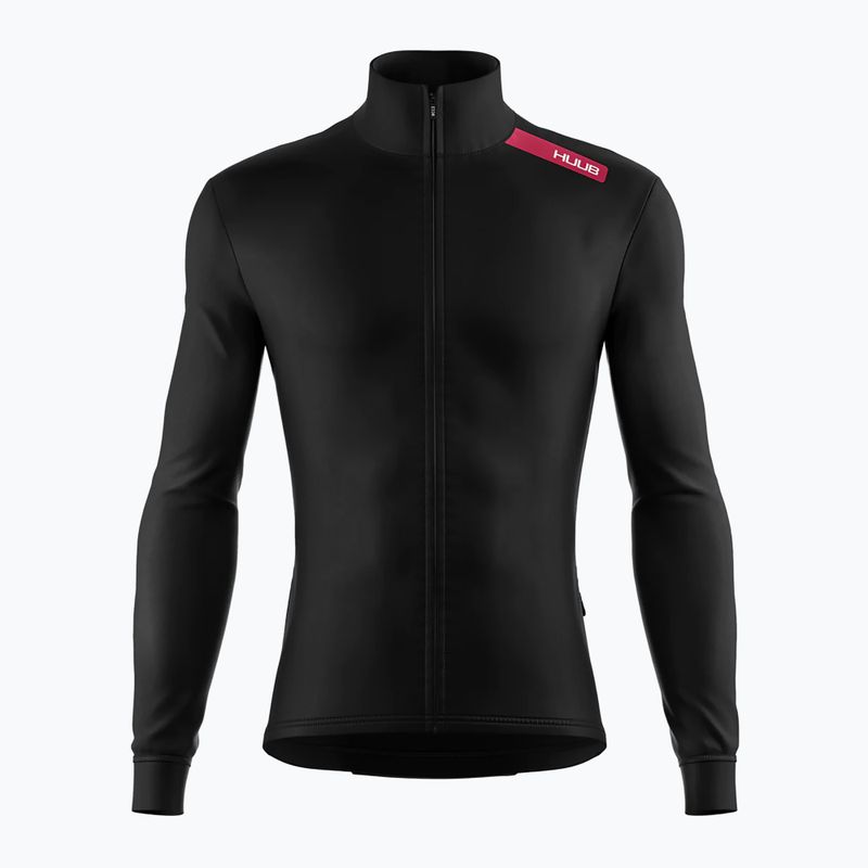HUUB ciclismo uomo manica lunga Eternal LS termico nero/rosso