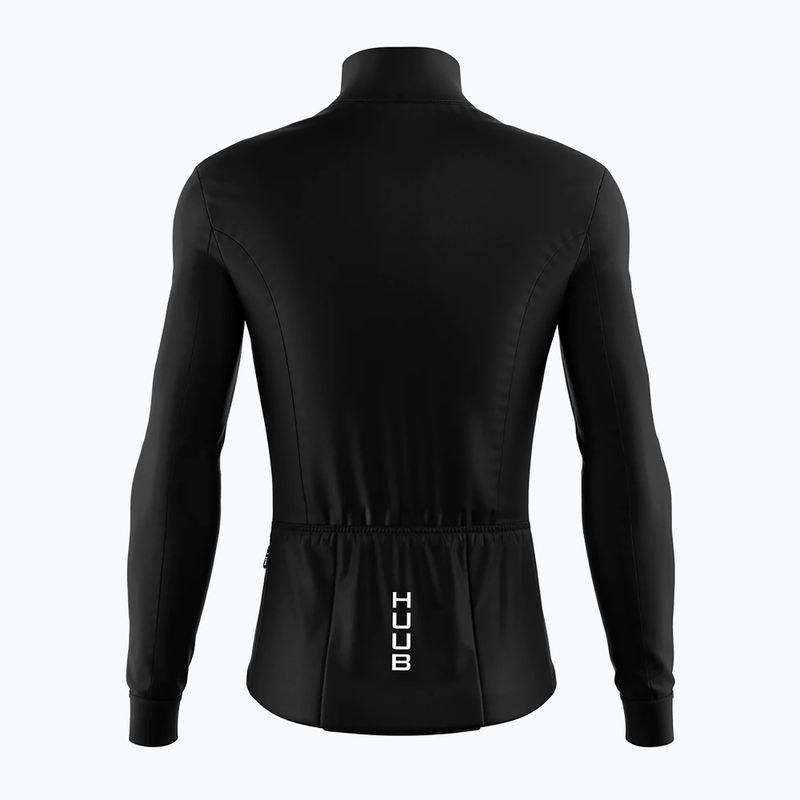 HUUB ciclismo uomo manica lunga Eternal LS termico nero/rosso 2